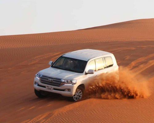 evening Dubai desert dune image