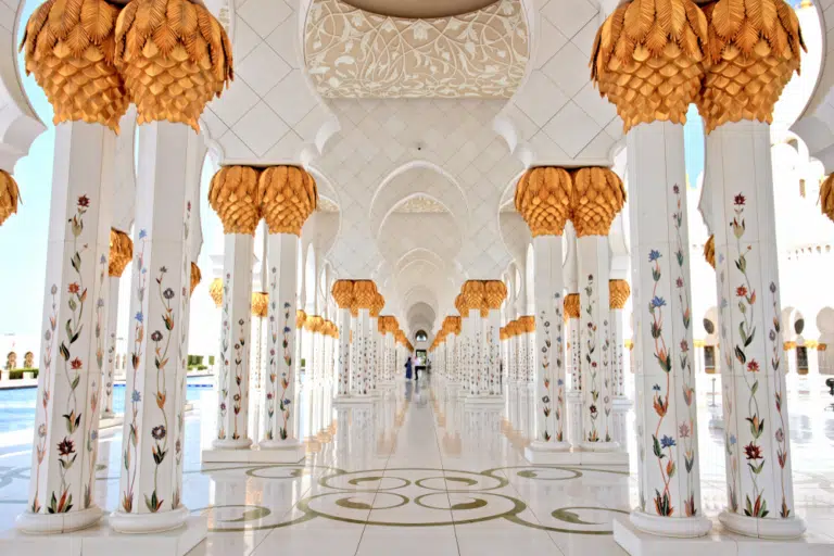 Abu Dhabi city image in Dubai desert dune