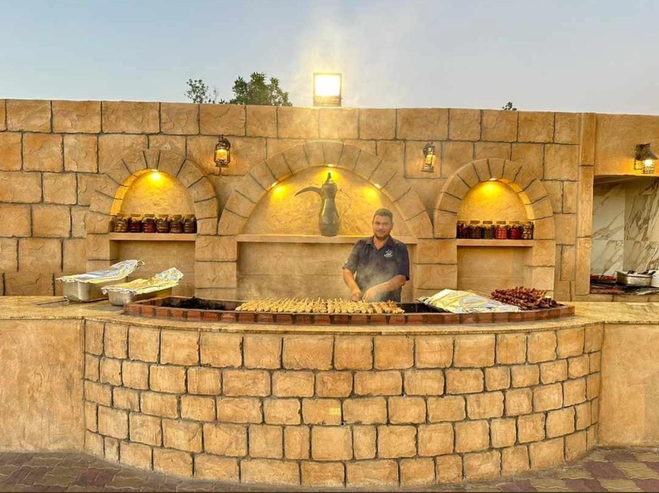 Dubai desert dune BBQ image